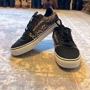 Vans Leopard Print - Very Good Used Condition